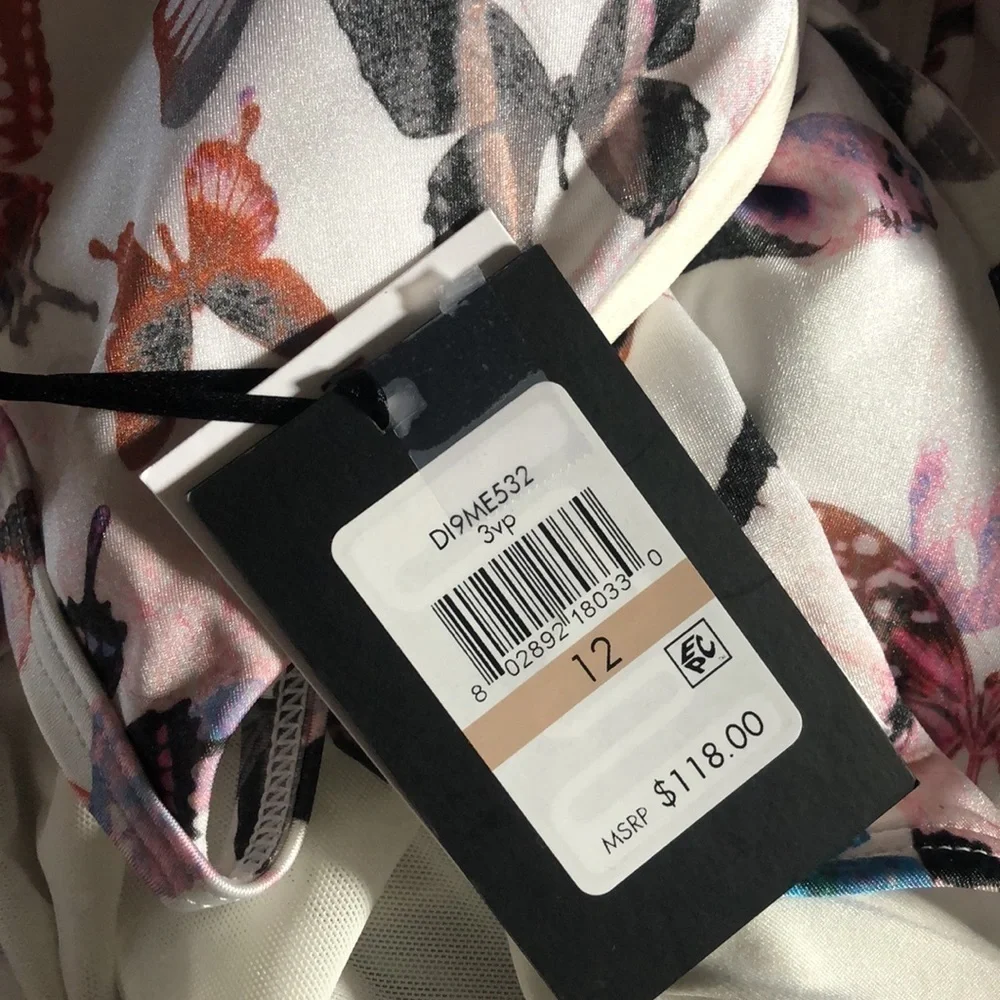 DKNY butterfly one piece swimsuit NWT retail $118 - Picture 4 of 4